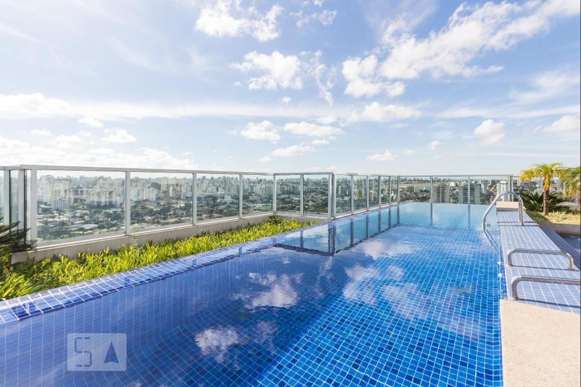 Estilo, Conforto E Vista Panoramica Ideal Para Trabalho Ou Lazer São Paulo Exterior photo