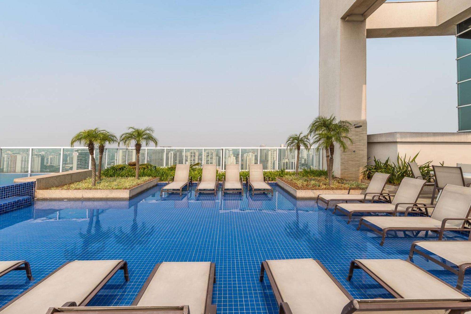 Estilo, Conforto E Vista Panoramica Ideal Para Trabalho Ou Lazer São Paulo Exterior photo