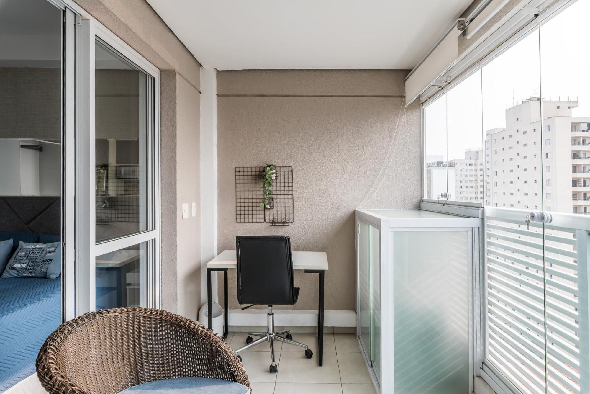 Estilo, Conforto E Vista Panoramica Ideal Para Trabalho Ou Lazer São Paulo Exterior photo
