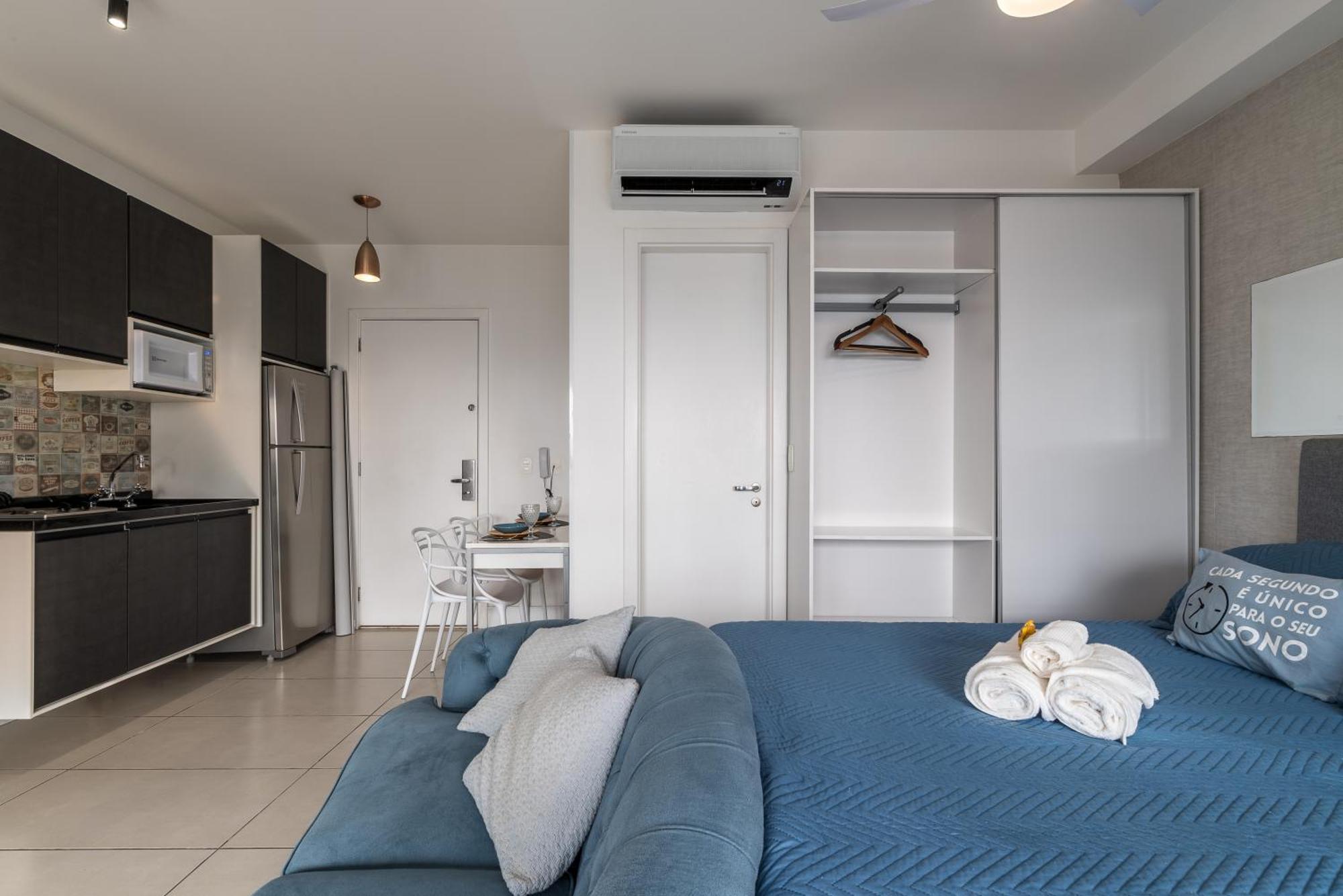 Estilo, Conforto E Vista Panoramica Ideal Para Trabalho Ou Lazer São Paulo Exterior photo