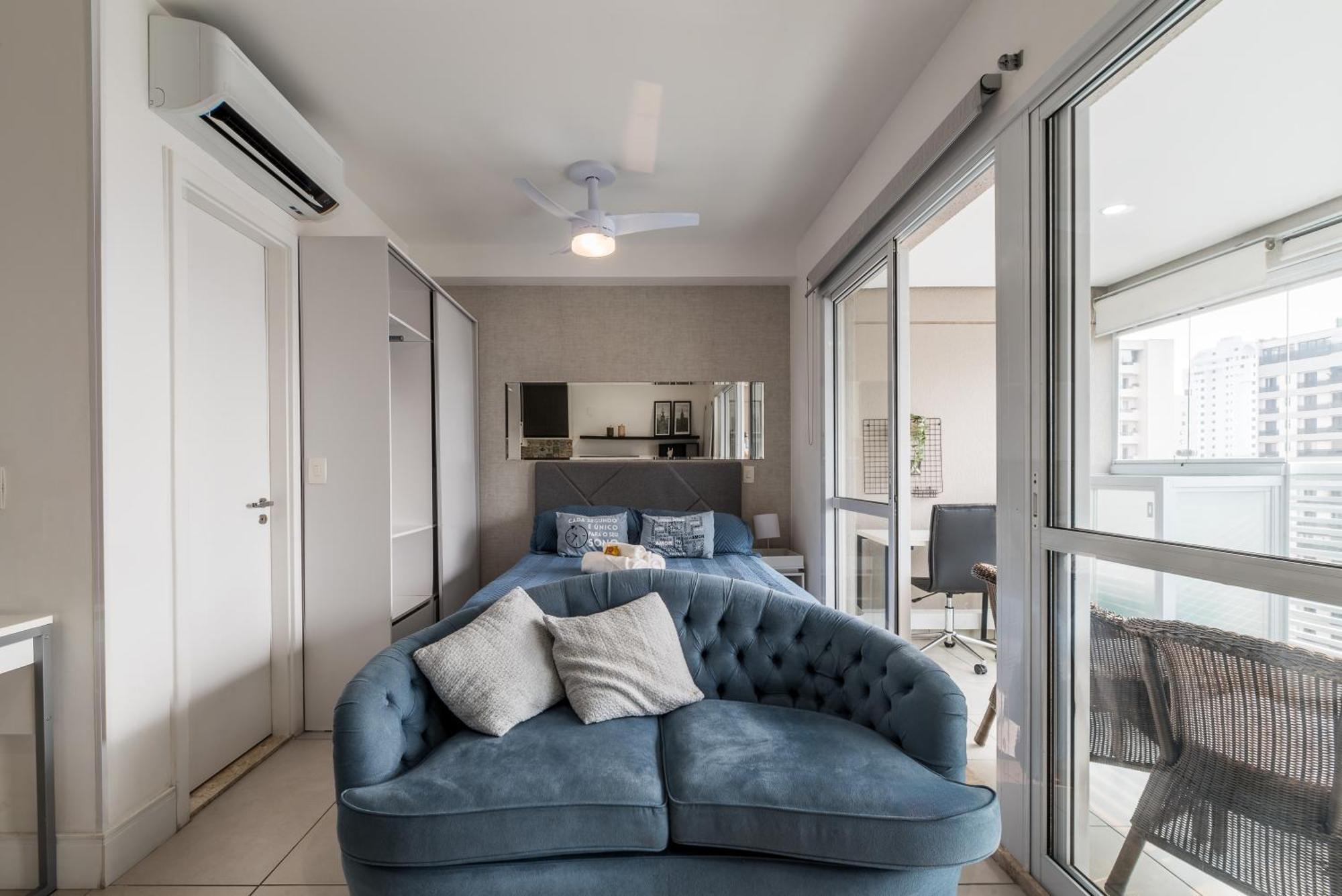 Estilo, Conforto E Vista Panoramica Ideal Para Trabalho Ou Lazer São Paulo Exterior photo