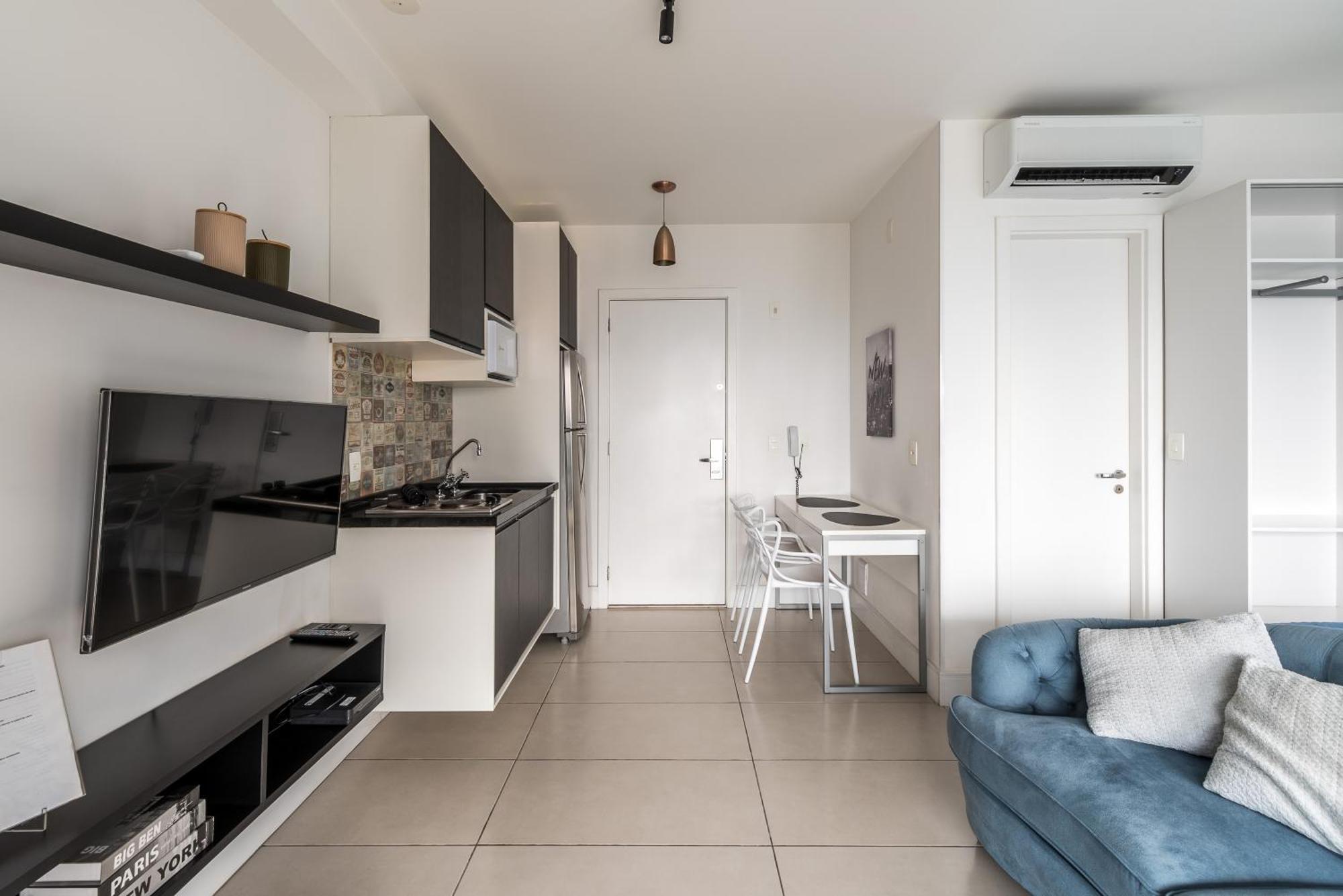 Estilo, Conforto E Vista Panoramica Ideal Para Trabalho Ou Lazer São Paulo Exterior photo