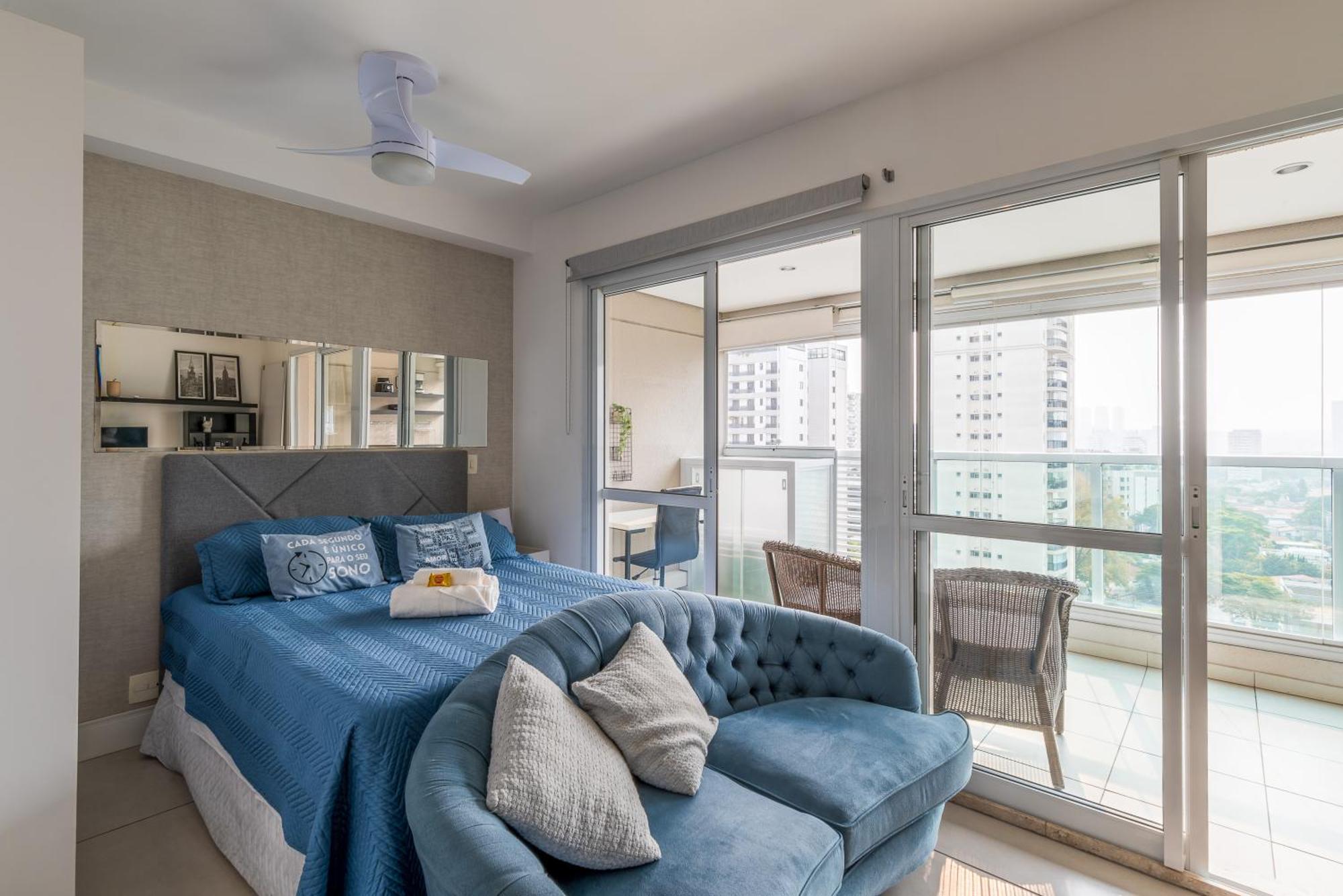 Estilo, Conforto E Vista Panoramica Ideal Para Trabalho Ou Lazer São Paulo Exterior photo